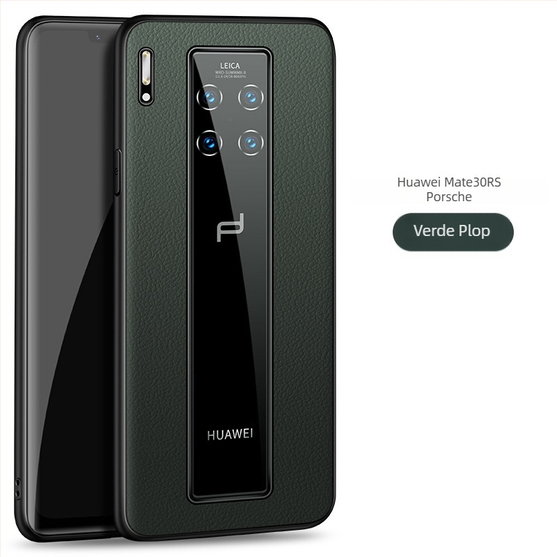 Carcasă Huawei Mate 30 RS Porsche din piele de vițel, acoperire completă, protecție împotriva căderilor