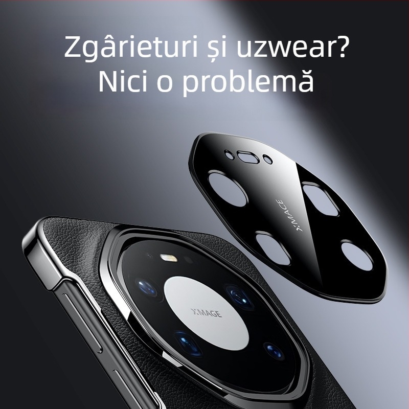 Carcasă pentru Huawei Mate80Pro din piele sintetică cu electroplating, anti-derapaj și protecție anti-cadere; stil: spate, etnic, retro și chinezesc
