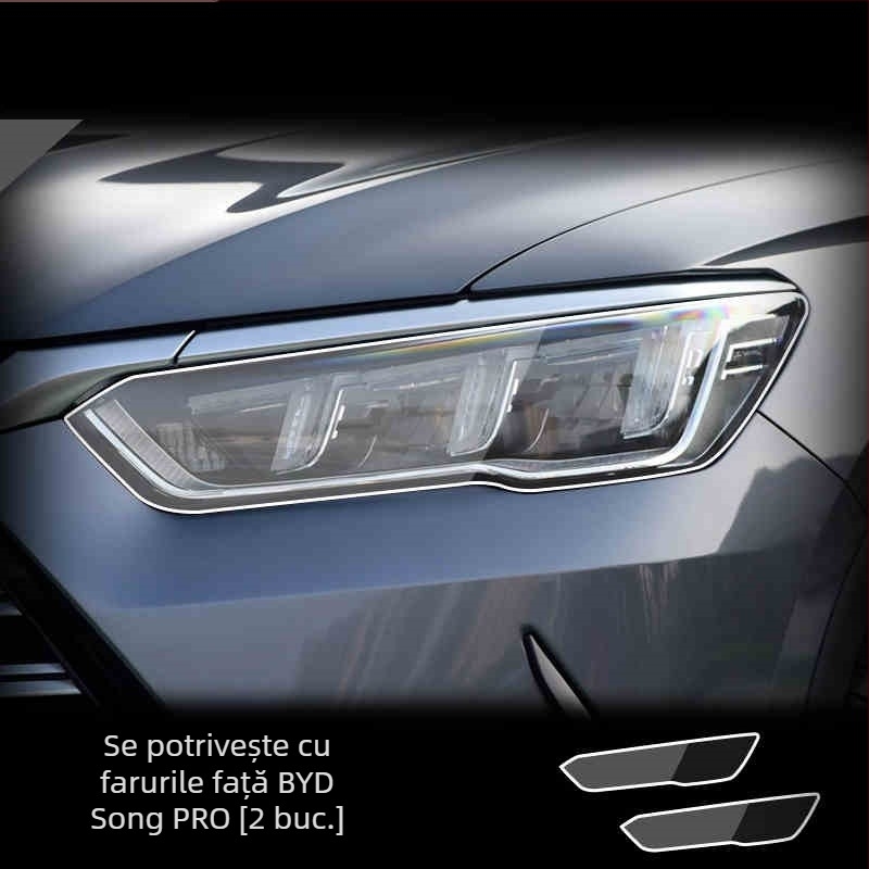 Film protector faruri | Membrană hidrogel | Turnare într-o singură bucată | Rezistent la zgârieturi și uzură | Pentru faruri Audi