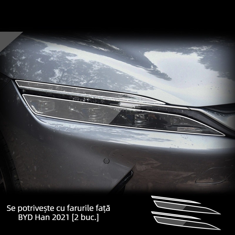 Film protector faruri | Membrană hidrogel | Turnare într-o singură bucată | Rezistent la zgârieturi și uzură | Pentru faruri Audi