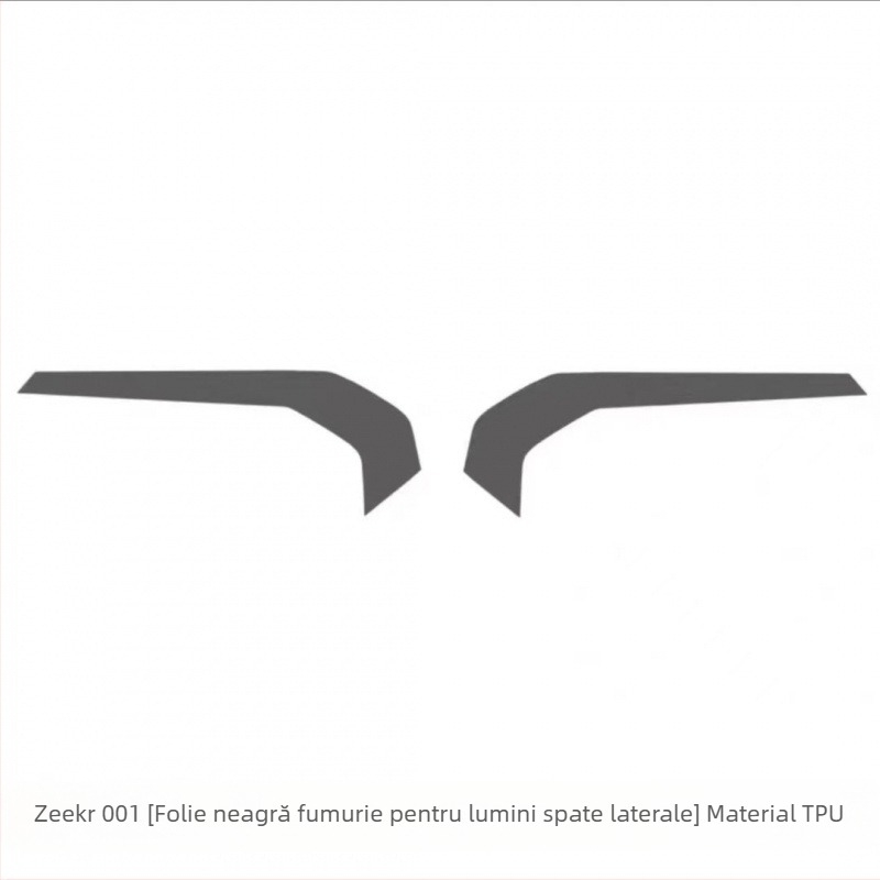 Film TPU pentru faruri și stopuri Zeekr 001 (2021–2024), negru fum, protecție antiuzură și zgârieturi, protecție pentru luminile de zi
