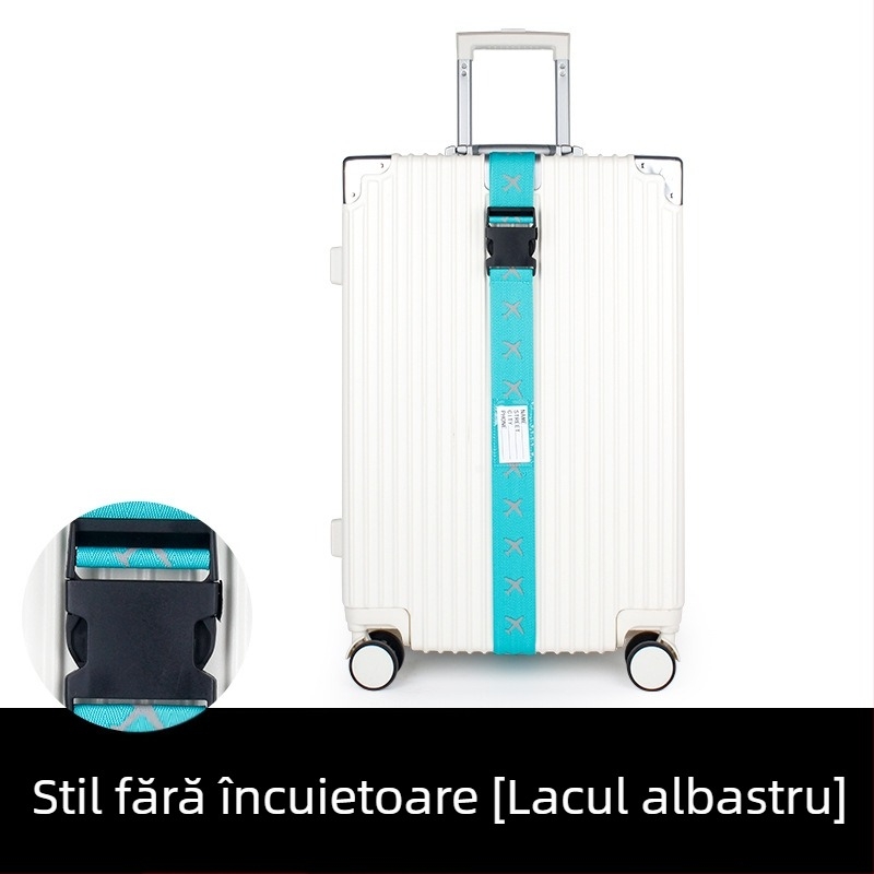 Bretea pentru bagaje cu parolă dintr-un cuvânt, luminoasă și reflectorizantă, poliester ultraușor, lansată în primăvara anului 2018.