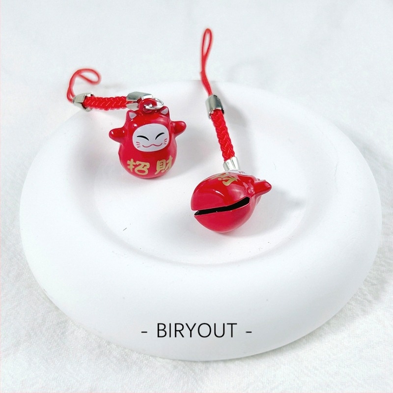 Pandantiv-cheie mini pisică norocoasă, stil desen animat, fier, model: animale mici, lansare toamnă 2025