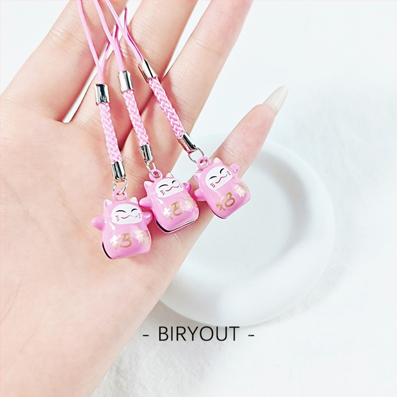 Pandantiv-cheie mini pisică norocoasă, stil desen animat, fier, model: animale mici, lansare toamnă 2025