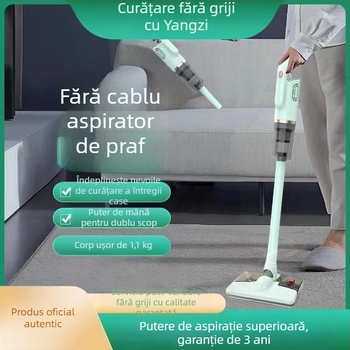 Aspirator portabil fără fir pentru uz casnic, umed și uscat, 120W, aspirație 10–15 kPa, baterie încorporată 1600–2000 mAh