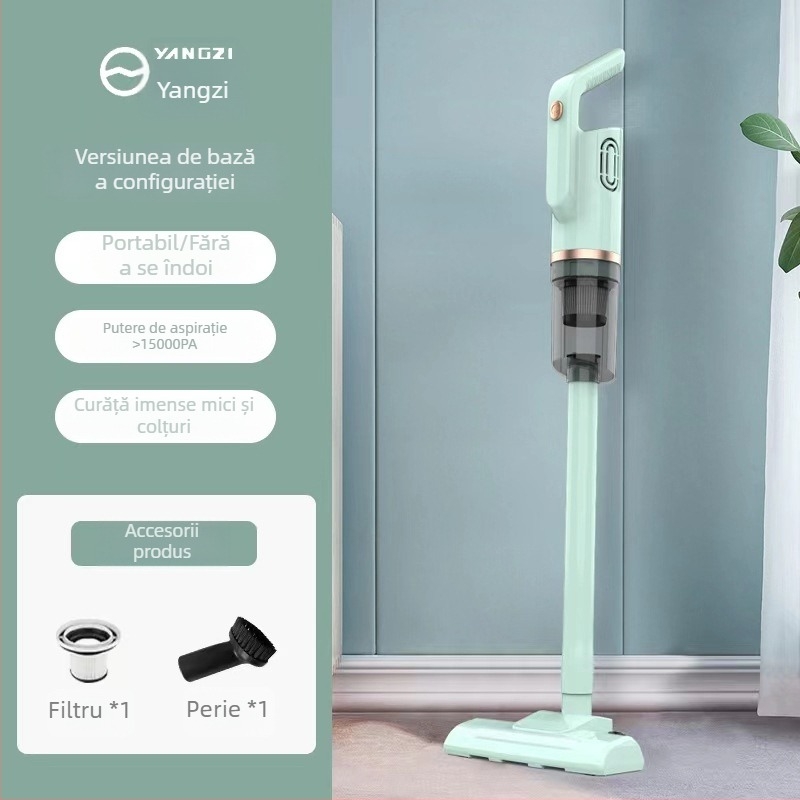 Aspirator portabil fără fir pentru uz casnic, umed și uscat, 120W, aspirație 10–15 kPa, baterie încorporată 1600–2000 mAh