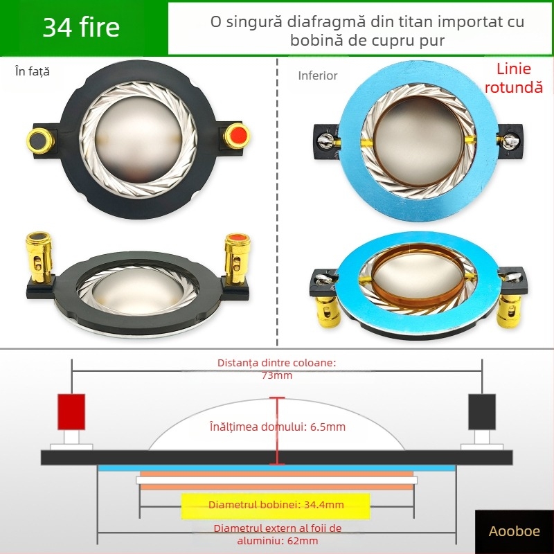 Bobina de voce pentru capul difuzorului tweeter – accesorii și piese de reparație