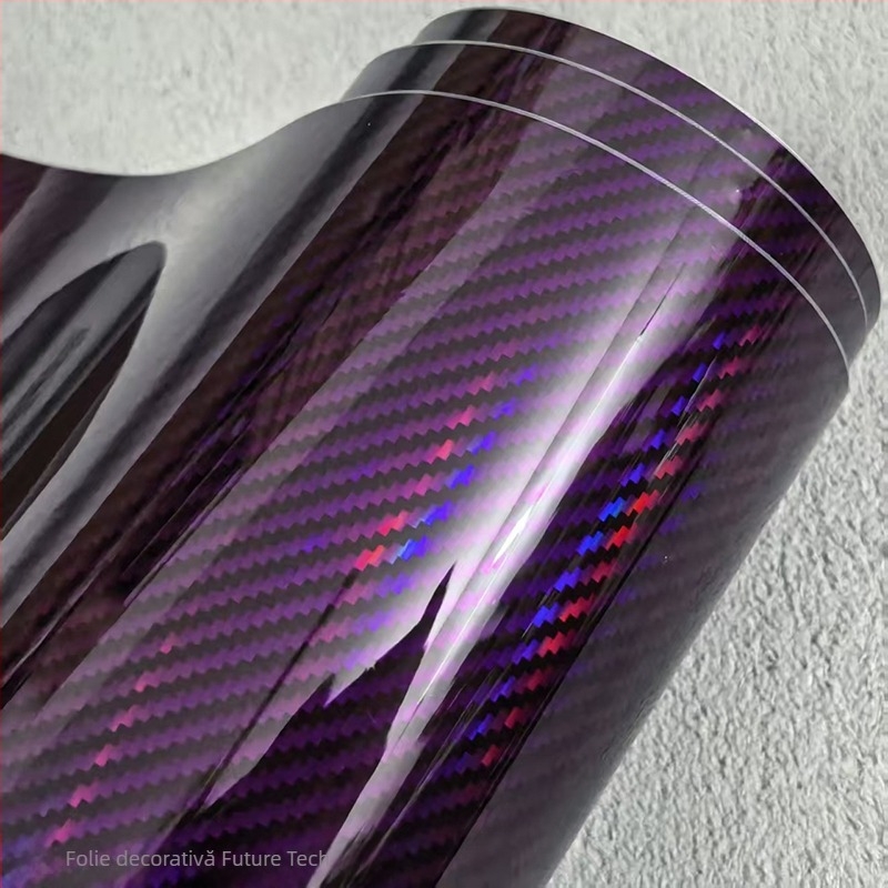 Sticker din PET cu schimbare de culoare, model geometric, personalizabil, montaj cu adeziv, pentru capotă și panouri exterioare