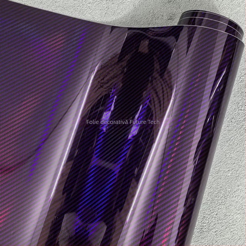 Sticker din PET cu schimbare de culoare, model geometric, personalizabil, montaj cu adeziv, pentru capotă și panouri exterioare