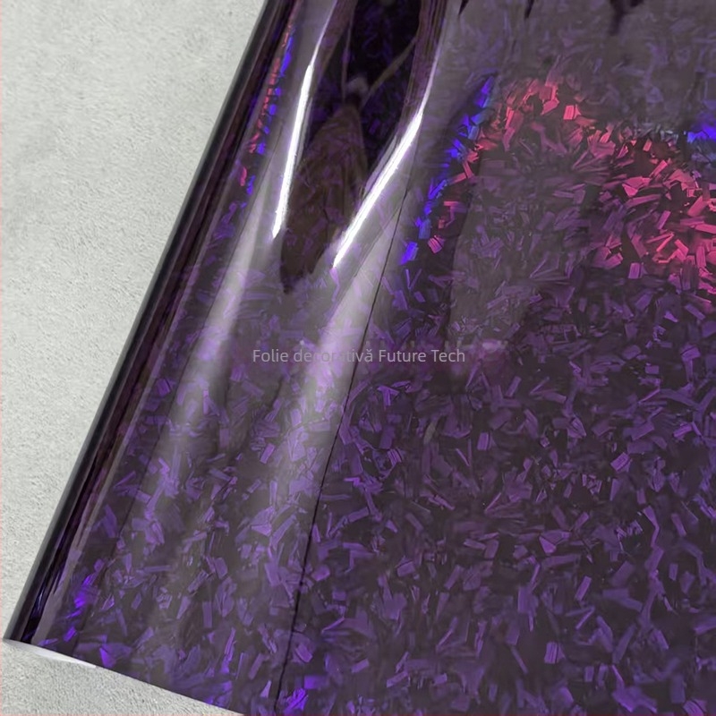 Sticker din PET cu schimbare de culoare, model geometric, personalizabil, montaj cu adeziv, pentru capotă și panouri exterioare