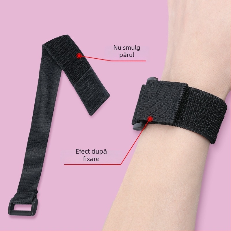 Curea Velcro elastică pentru managementul cablurilor, fixare rucsac și îmbrăcăminte – Poliester, Amestec Poliester/Nylon/Elastan, Brand Mileqi