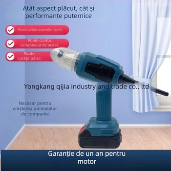 Aspirator portabil pentru mașină cu încărcare fără fir, funcție dublă de suflare și aspirare, aspirație puternică 20000 Pa, 21 V, reîncărcabil