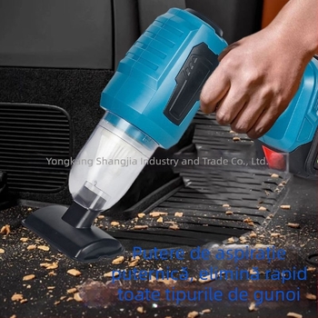 Aspirator portabil pentru mașină cu încărcare fără fir, funcție dublă de suflare și aspirare, aspirație puternică 20000 Pa, 21 V, reîncărcabil