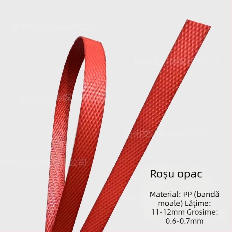 Bandă de ambalare PP, grosime 0.6, rezistență la tracțiune 50 kg, model 1106, pentru împletit manual