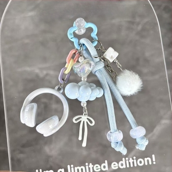 Breloc pentru geantă și lanț pentru telefon cu design drăguț; modele: inimă, picătură de apă, clopot; material: compozit; marcă: Taomu; procesare: semi-manual; an/sezon: Iarna 2025