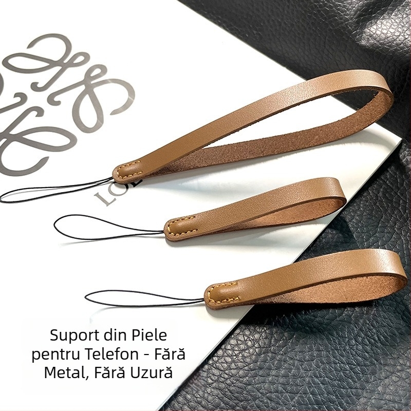 Șnur pentru telefon, din PU, lucrat manual, cataramă din plastic, PU material, unisex