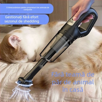Aspirator fără fir pentru mașină și casă — aspirație 20000 Pa, 300 W, alimentare reîncărcabilă, zgomot 70 dB, cablu de 3 m