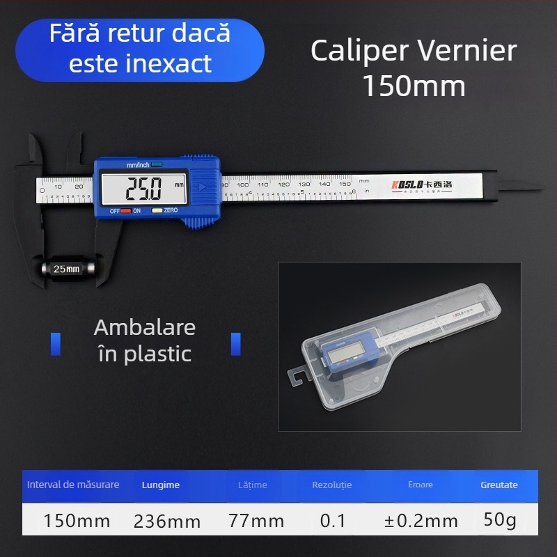 Cassiolo șubler digital 0-150 mm