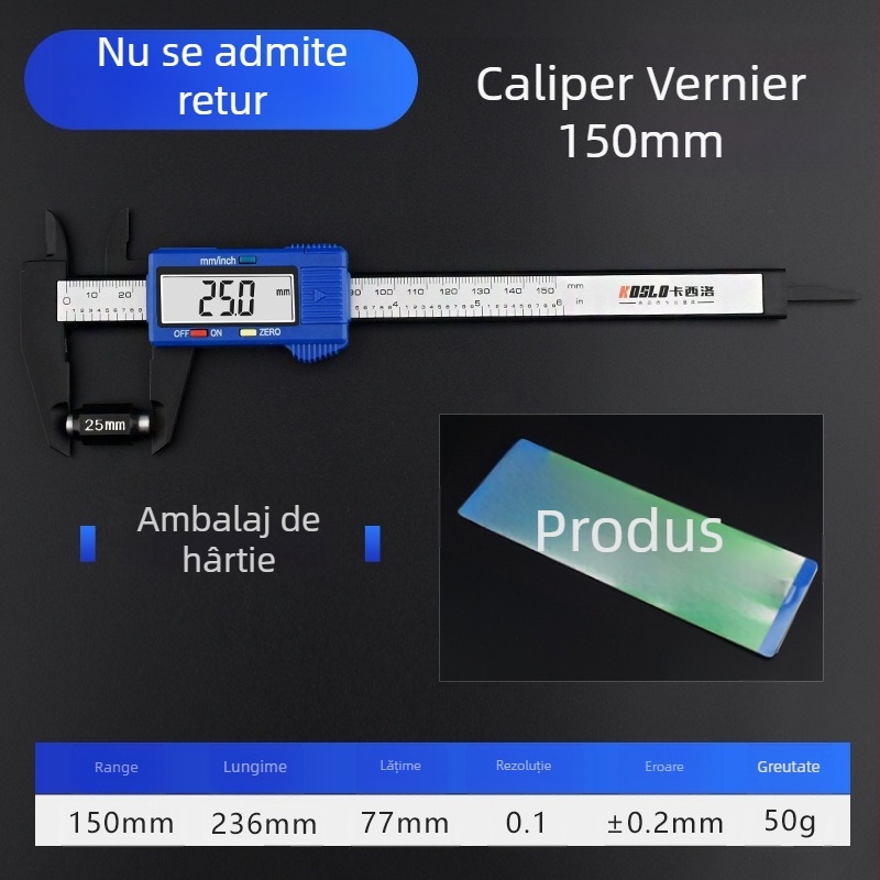 Cassiolo șubler digital 0-150 mm