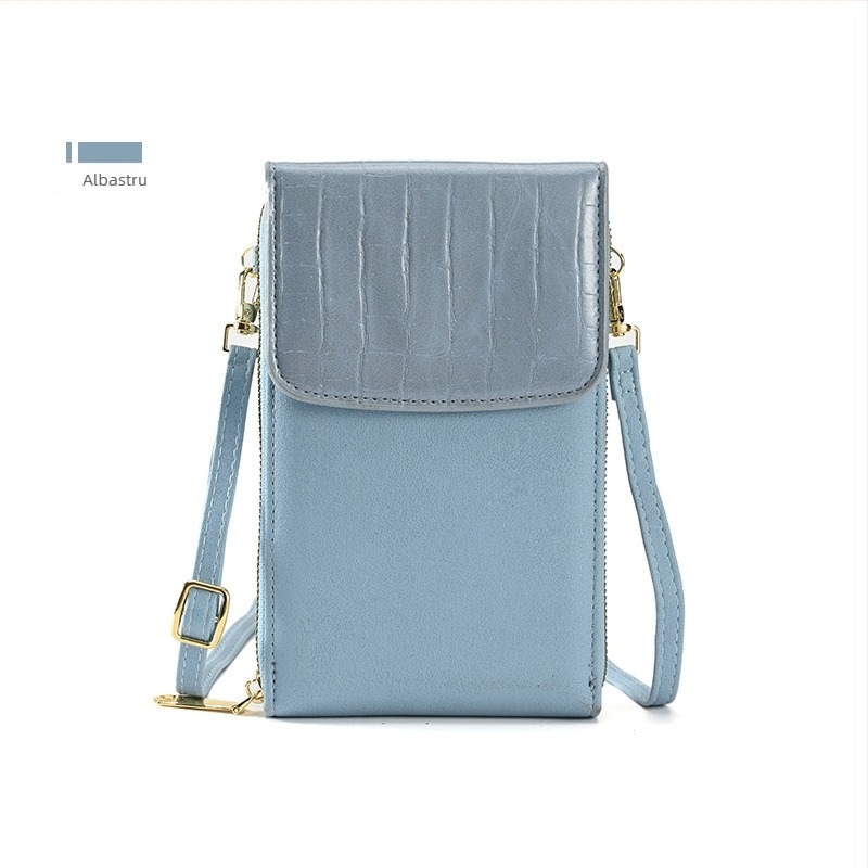 Geantă mică de femei din PU, crossbody, cu buzunar pentru telefon și carduri, quilt diamant, formă vertical pătrată, închidere cu capac, căptușeală poliester