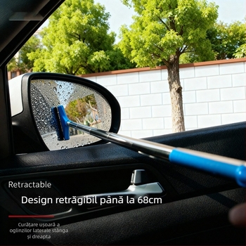 Chengchen ștergător telescopic pentru oglinda retrovizoare, pentru decongelare și curățarea geamului, PP material, model 240406