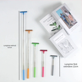 Chengchen ștergător telescopic pentru oglinda retrovizoare, pentru decongelare și curățarea geamului, PP material, model 240406