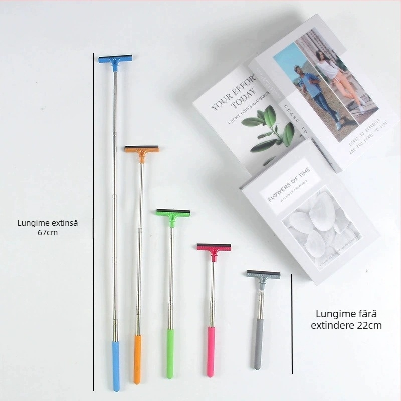 Chengchen ștergător telescopic pentru oglinda retrovizoare, pentru decongelare și curățarea geamului, PP material, model 240406