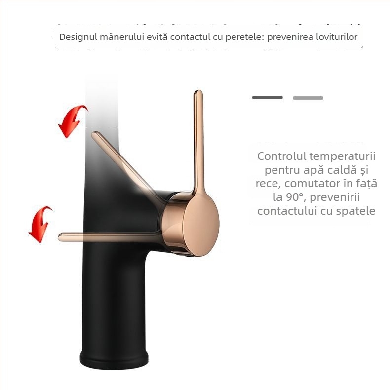 Nuofen robinet bucătărie din cupru – retractabil și rotativ, cu moduri multiple de flux, cartuș ceramic, aliaj de cupru