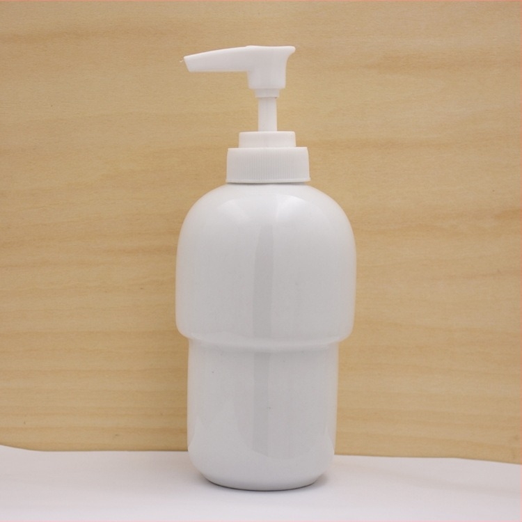Sticlă cu pompă din sticlă, finisaj satinat, stil minimalist modern, pentru săpun, dezinfectant sau parfum