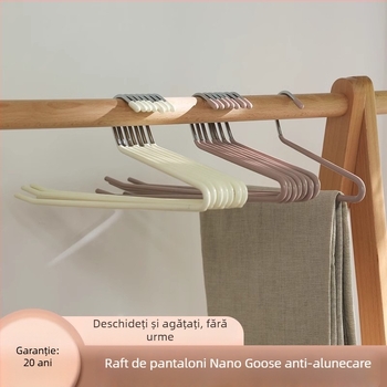 Suport de prosoape montat pe perete, fără găuri, cu un singur braț, PET material, pachet de 10