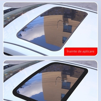 Bandă de etanșare din silicon pentru lunetă auto, modelul 123-17, etanșare impermeabilă a plafonului din sticlă