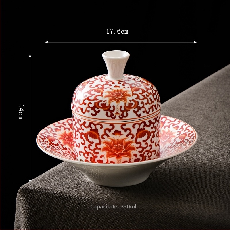 Set ceramic porționat pentru supă și tocăniță, stil hotelier, veselă pentru restaurant cu sală privată; Material ceramic rezistent la temperaturi înalte; Cod Jinxiu