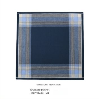 Yan su xing 3 bucăți batistuțe din bumbac 100% cu logo, 19,5 g fiecare