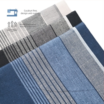 Yan su xing 3 bucăți batistuțe din bumbac 100% cu logo, 19,5 g fiecare