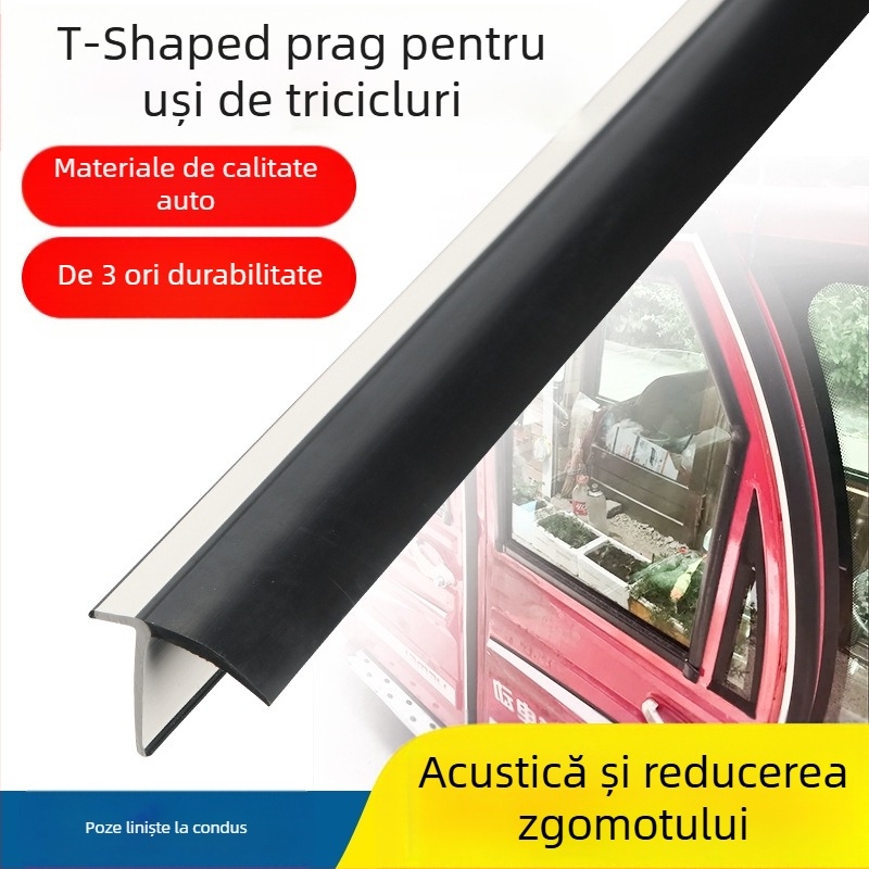 Bandă de etanșare din cauciuc în formă de T pentru ușa triciclului electric