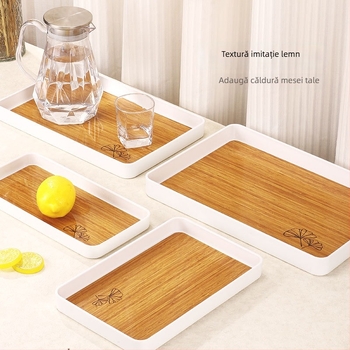 Tavă Pallet pentru vesela, stil modern minimalist, material PP, personalizare logo disponibilă, potrivită pentru ceai, cafea și fructe