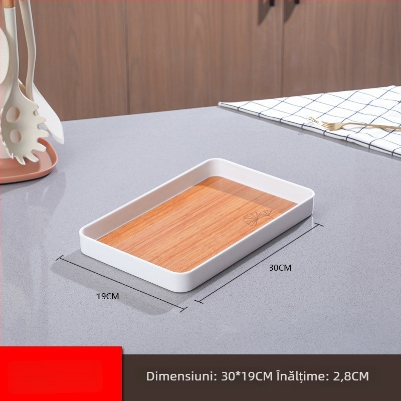 Tavă Pallet pentru vesela, stil modern minimalist, material PP, personalizare logo disponibilă, potrivită pentru ceai, cafea și fructe