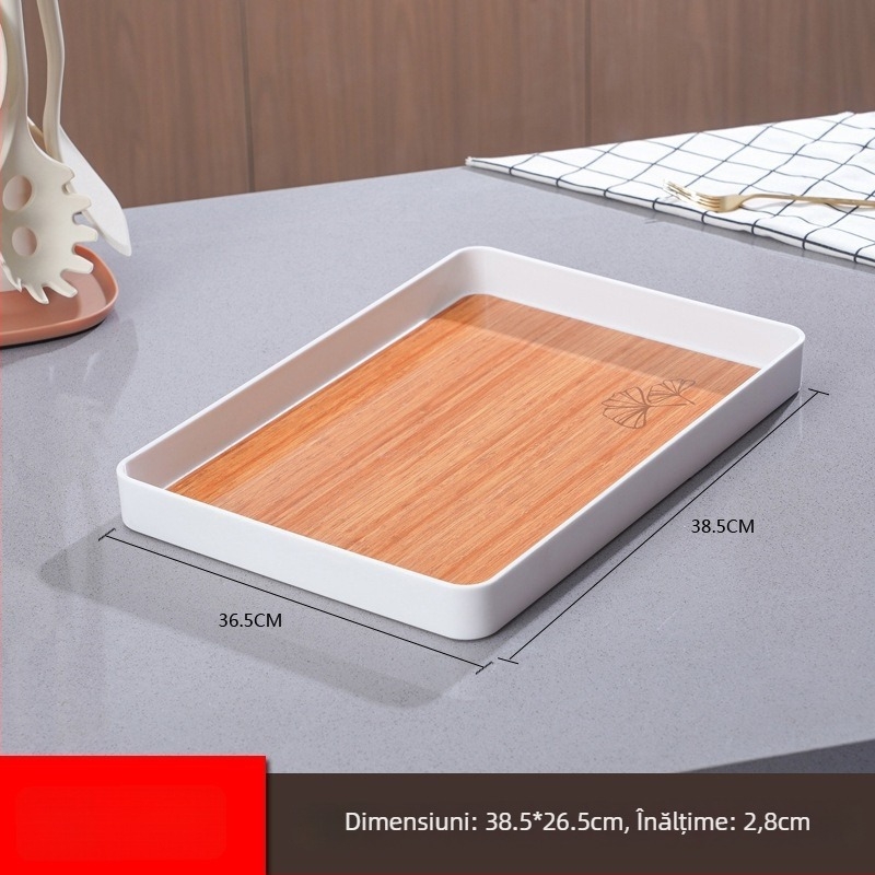 Tavă Pallet pentru vesela, stil modern minimalist, material PP, personalizare logo disponibilă, potrivită pentru ceai, cafea și fructe