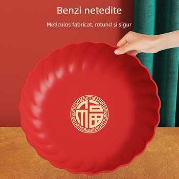 Farfurie de fructe din plastic – stil luxos ușor retro, lansare în 2024, calitate de primă clasă