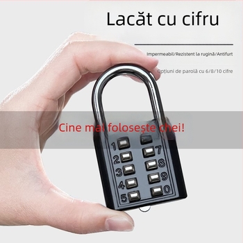 Lacăt cu cod pentru bagaje, dulapuri, sertare de cămin și rucsaci