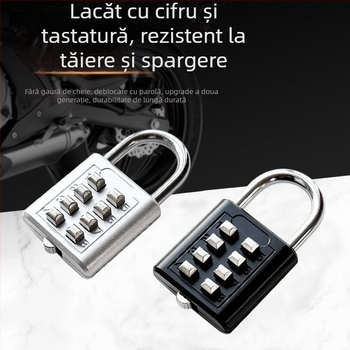 Lacăt cu cod pentru bagaje, dulapuri, sertare de cămin și rucsaci