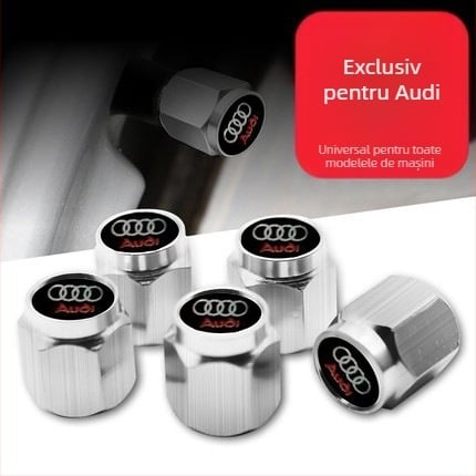 Capac de ventil fără cameră pentru Audi, cavitate mare a miezului, filet italian, compatibil cu A4L, Q5L, A6L, A5, Q7, Q3, A7, A3