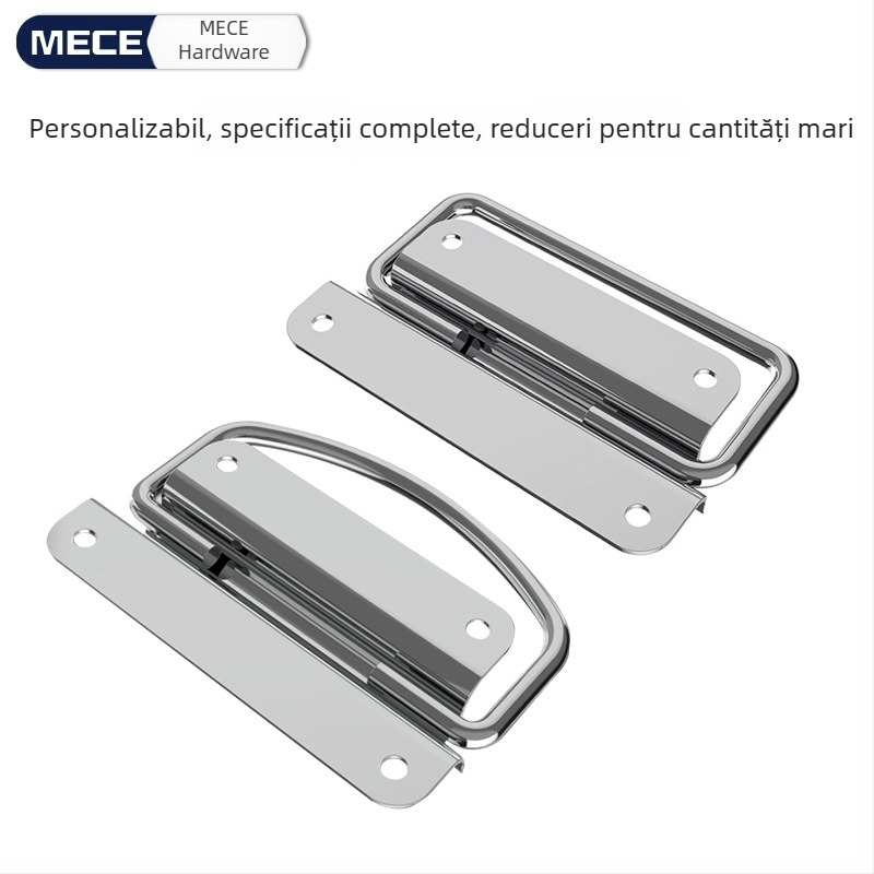 Mâner pliabil pentru ușă de dulap, oțel inoxidabil 304, finisaj polizat, model 4219, marcă Mece/Mingxuan
