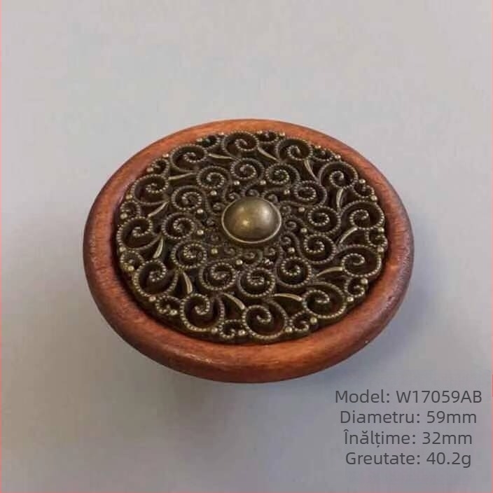 Mâner pentru dulap și sertar, cu inserție din aliaj, finisaj electroplacat, model W17059, ARTIC.