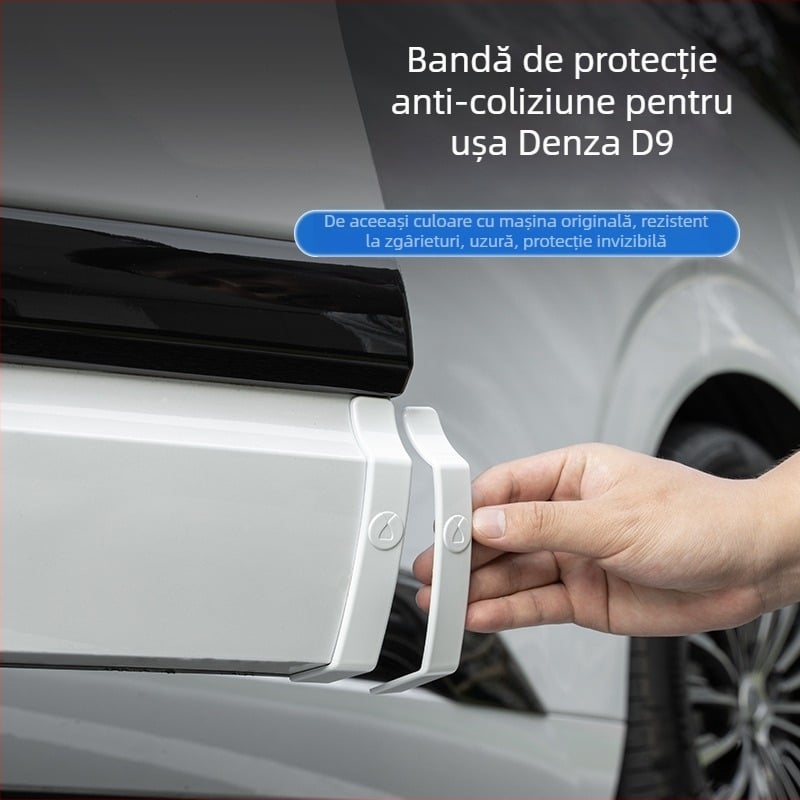 Bandă de protecție a ușilor pentru Tengshi D9, protecție ascunsă cu autocolant, ABS, Le Yue
