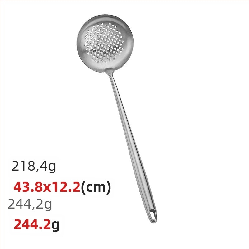 Set lingură-spatulă din oțel inoxidabil 316, construcție monobloc, coadă extinsă și vârf ascuțit, protecție împotriva arsurilor, imprimare logo disponibil