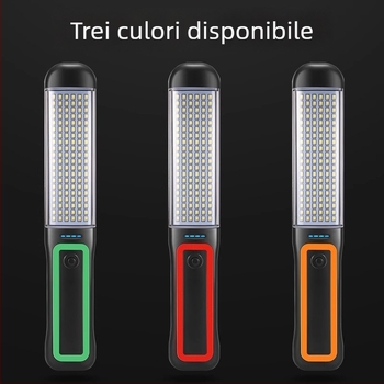 Lampa de lucru auto cu LED pentru întreținere, lampă de urgență magnetică cu power bank încorporat, ultraușoară și subțire