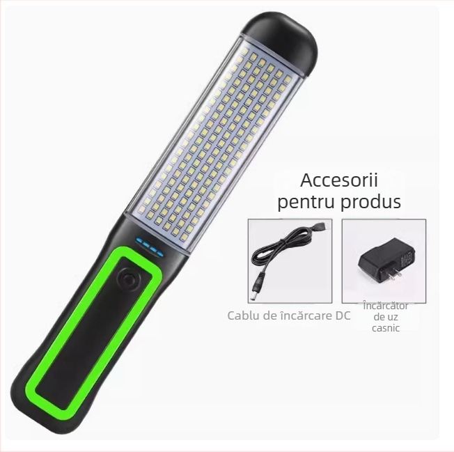 Lampa de lucru auto cu LED pentru întreținere, lampă de urgență magnetică cu power bank încorporat, ultraușoară și subțire