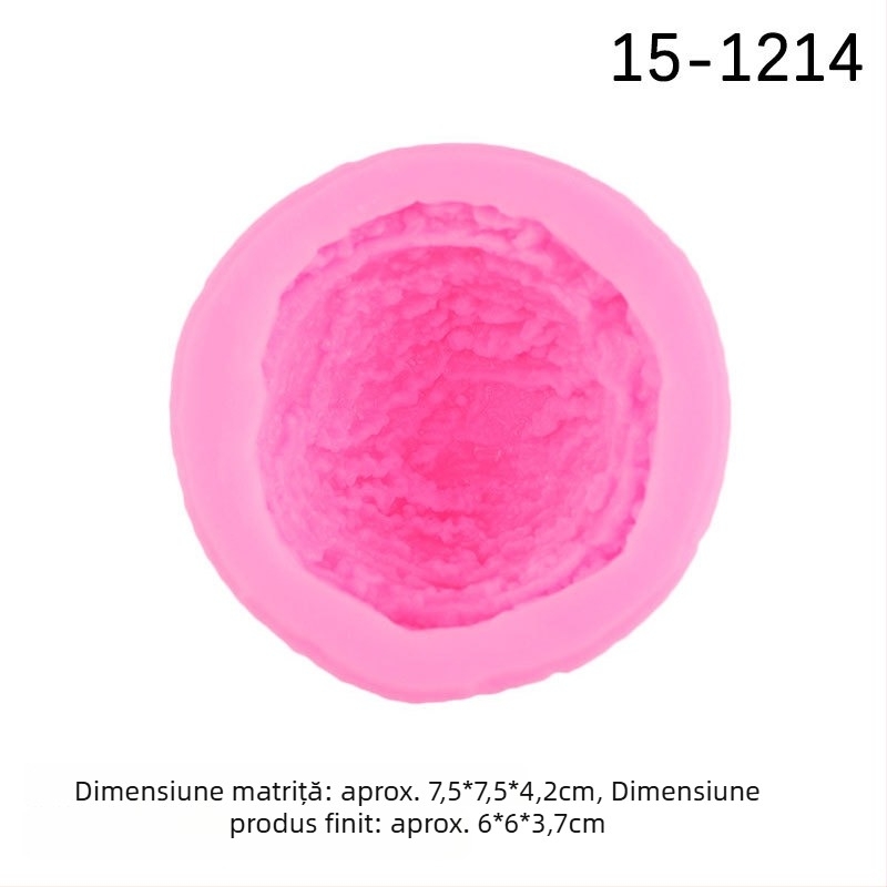 Formă rotundă din silicon pentru bile de înghețată și decorațiuni dulci