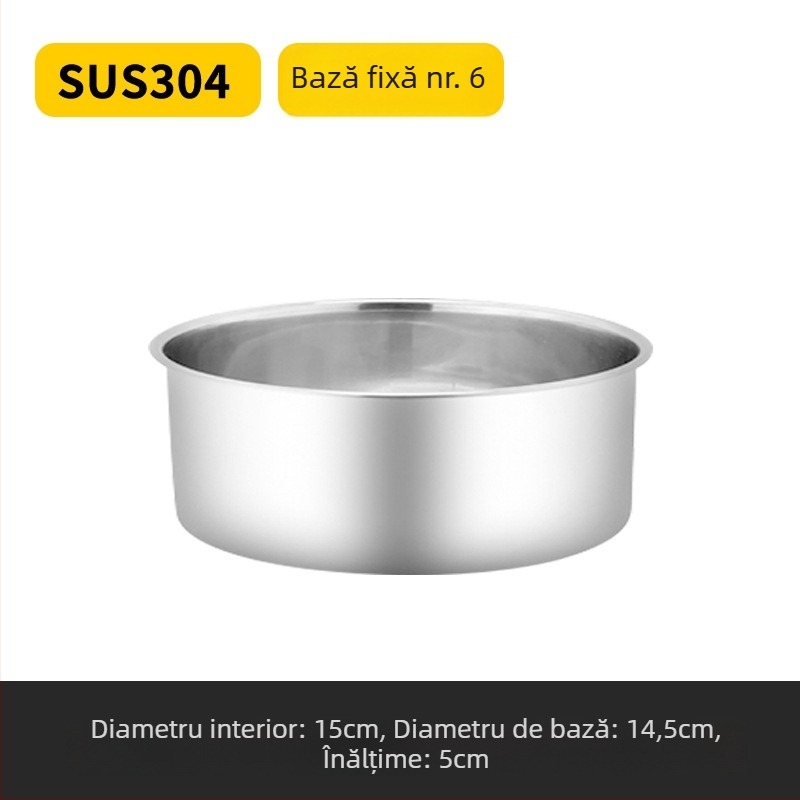 Jumao formă de tort din oțel inoxidabil, rotundă, pentru coacere, stil japonez